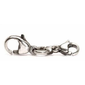 NEW TROLLBEADS women's basic clasp lock for bracelet in silver